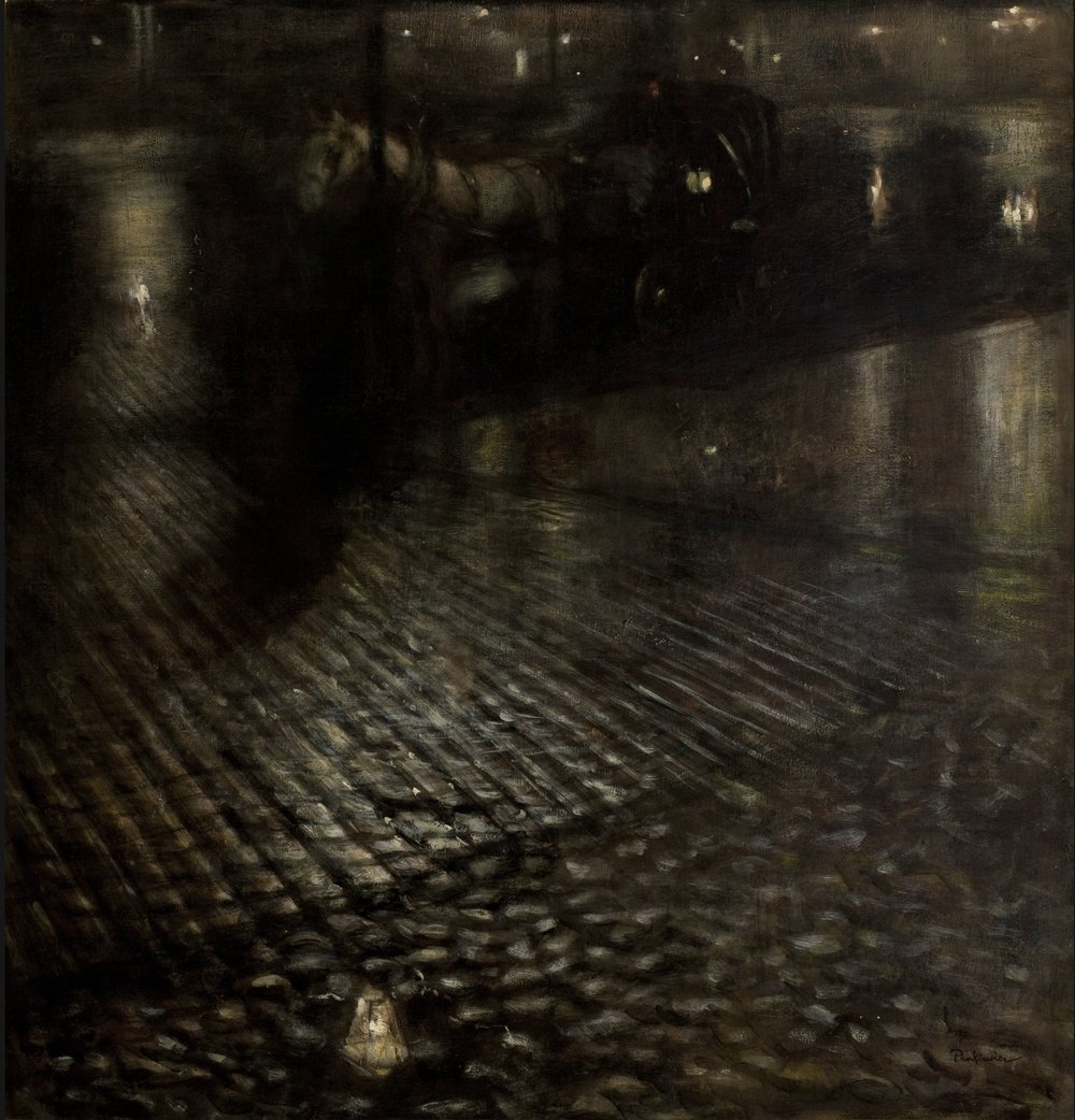 Józef Pankiewicz – Noční drožka, 1896
